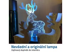 Lampa s 3D iluzí - jelen 2