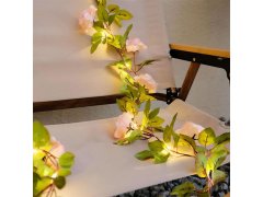 LED světelný řetěz 2 m - růže