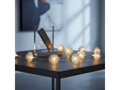 LED světelný řetěz - květy 12