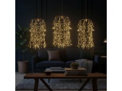 LED závěsná světýlka s vrbovými větvičkami a USB napájením 9