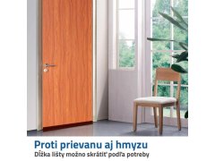 Lišta ke dveřím - hnědá 18