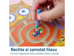 Magnetické bludiště - sova 3