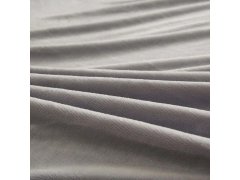 Mikroplyšové prostěradlo 180 x 200 cm - světle šedé 3