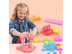 Modelovací tekutý písek mega set 2000 g - plastový kyblík 6