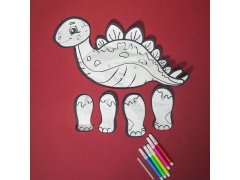 Nafukovací omalovánka - Stegosaurus 15