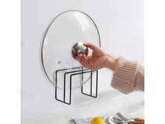 Nalepovací držák na prkénka a&nbsp;pokličky, 2 přihrádky 2