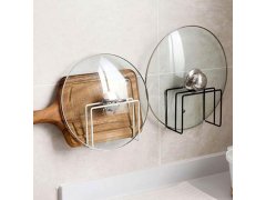 Nalepovací držák na prkénka a&nbsp;pokličky, 2 přihrádky 3