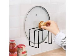 Nalepovací držák na prkénka a&nbsp;pokličky, 2 přihrádky 5