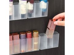 Nalepovací organizér se 3 přihrádkami - průhledný