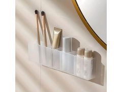 Nalepovací organizér se 3 přihrádkami - průhledný 12