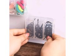 Nalepovací organizér se 3 přihrádkami - průhledný 5