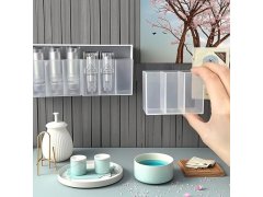 Nalepovací organizér se 3 přihrádkami - průhledný 6