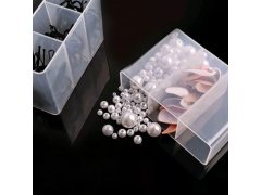 Nalepovací organizér se 3 přihrádkami - průhledný 7