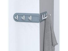 Nalepovací rohový věšák se 6 háčky 6