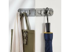 Nalepovací rohový věšák se 6 háčky 7