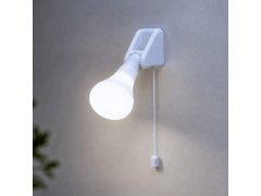 Nástěnná LED lampička k posteli se šňůrkovým vypínačem 13