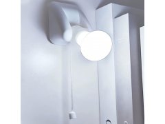 Nástěnná LED lampička k posteli se šňůrkovým vypínačem 14