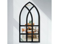 Nástěnné nalepovací zrcadlo ve tvaru okna 44x22 cm