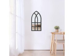 Nástěnné nalepovací zrcadlo ve tvaru okna 44x22 cm 5
