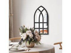 Nástěnné nalepovací zrcadlo ve tvaru okna 44x22 cm 6