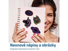 Neonové samolepky 42 ks 2