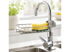 Nerezová polička / odkapávač na kohoutek