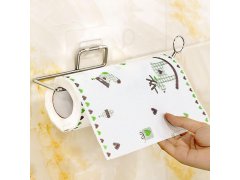 Nerezový nalepovací držák na papírové utěrky