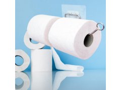 Nerezový nalepovací držák na papírové utěrky 2