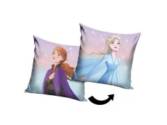 Oboustranný povlak na polštářek - Ledové království sestry Elsa a&nbsp;Anna 2