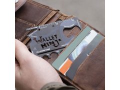 Ocelová multifunkční karta Wallet Ninja 18v1 8