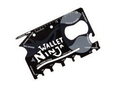 Ocelová multifunkční karta Wallet Ninja 18v1 9