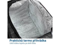 Organizér do auta s termo přihrádkou - černý 2