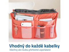 Organizér do kabelky - červený 3