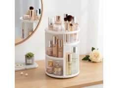 Otočný kosmetický organizér - bílý 9