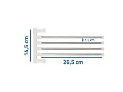 Otočný nalepovací sušák na 4 utěrky 4