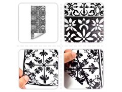 Ozdobná fólie na okno - vintage mozaika 5