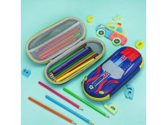 Penál/pouzdro s&nbsp;3D designem - závodní auto 11