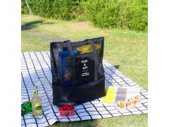 Plážová taška s&nbsp;termo přihrádkou - černá 5