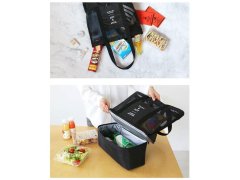 Plážová taška s&nbsp;termo přihrádkou - černá 6