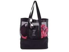 Plážová taška s&nbsp;termo přihrádkou - černá 8