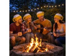 Pletená čepice - půllitr s&nbsp;uchem 6