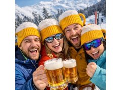 Pletená čepice - půllitr s&nbsp;uchem 7