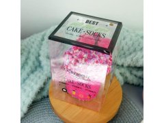 Ponožky v&nbsp;dárkovém balení - růžový cupcake 7