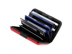 Praktická dokladovka/kovové pouzdro na karty - černá 7