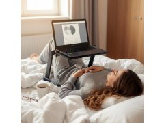 Přenosný polohovací stolek na notebook s&nbsp;větracími štěrbinami 5
