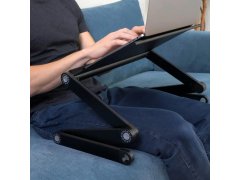 Přenosný polohovací stolek na notebook s&nbsp;větracími štěrbinami 8