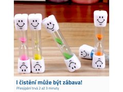 Přesýpací hodiny na čištění zubů - růžové 3