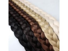 Příčesek do vlasů cop 85 cm - černý 10