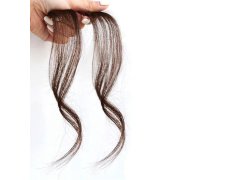 Příčesek do vlasů na klipu melír - hnědý 2