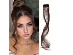 Příčesek do vlasů na klipu melír - hnědý 5